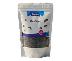 Black raisins seed less 250g